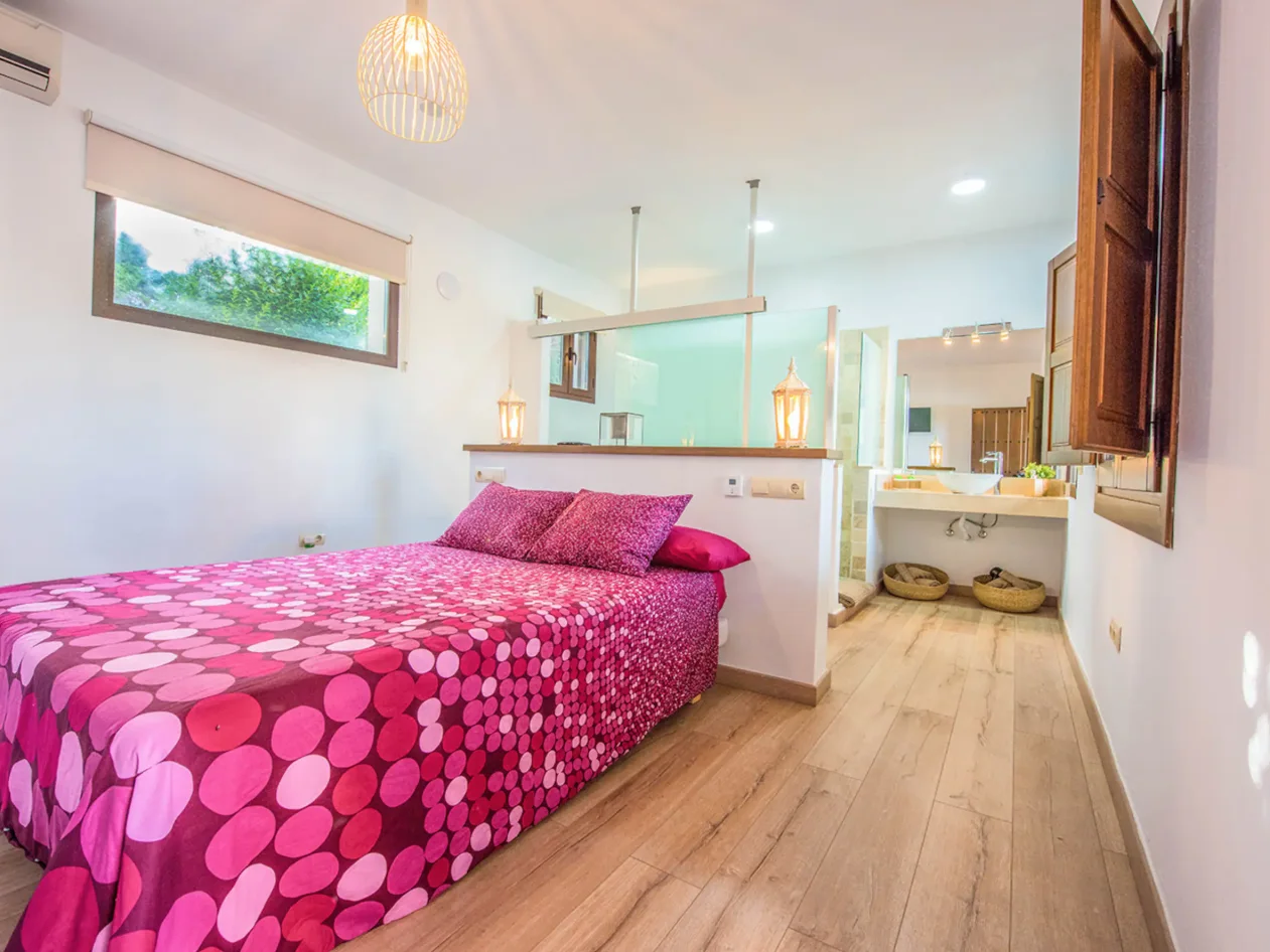 Bedroom with an ensuite bathroom